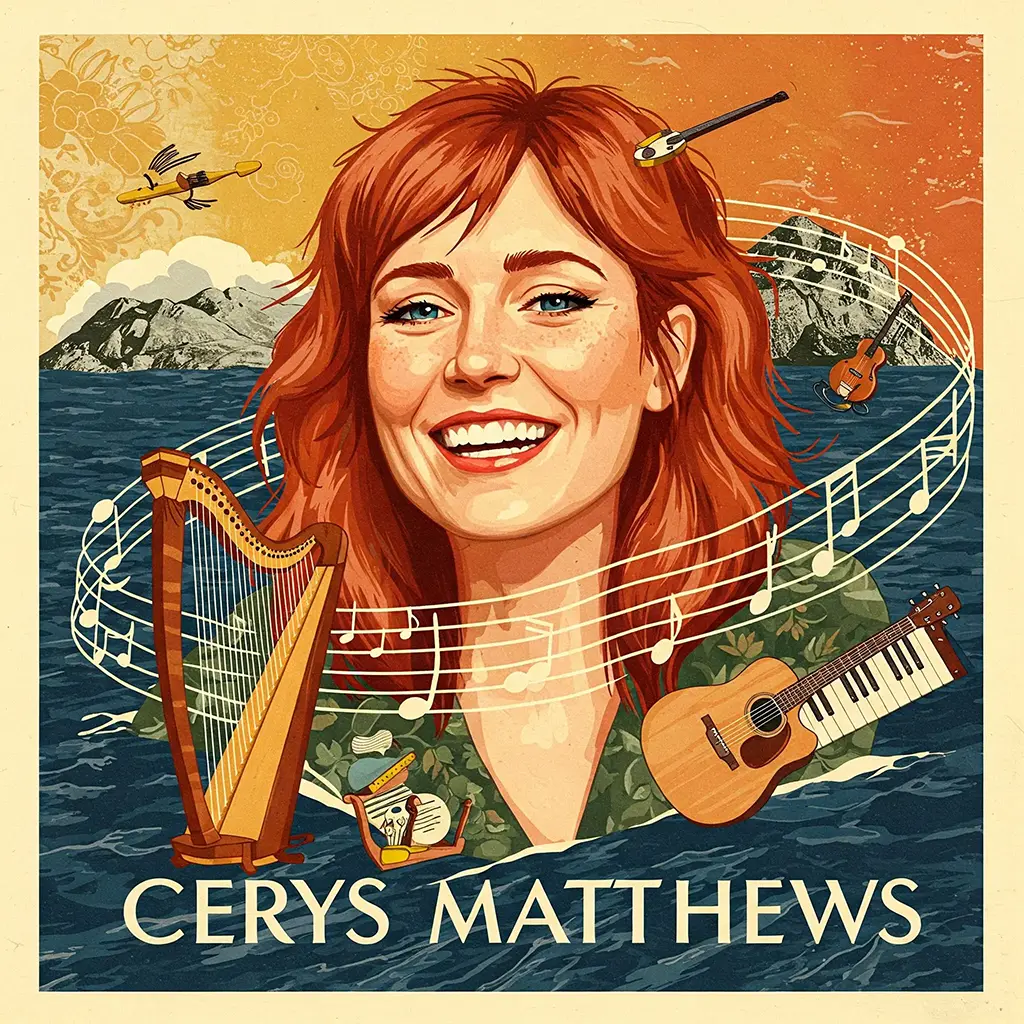An stylistic picture of the musician Cerys Matthews
