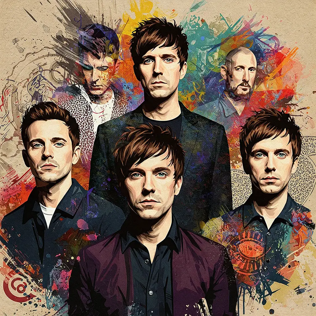 An stylistic picture of the band Stereophonics